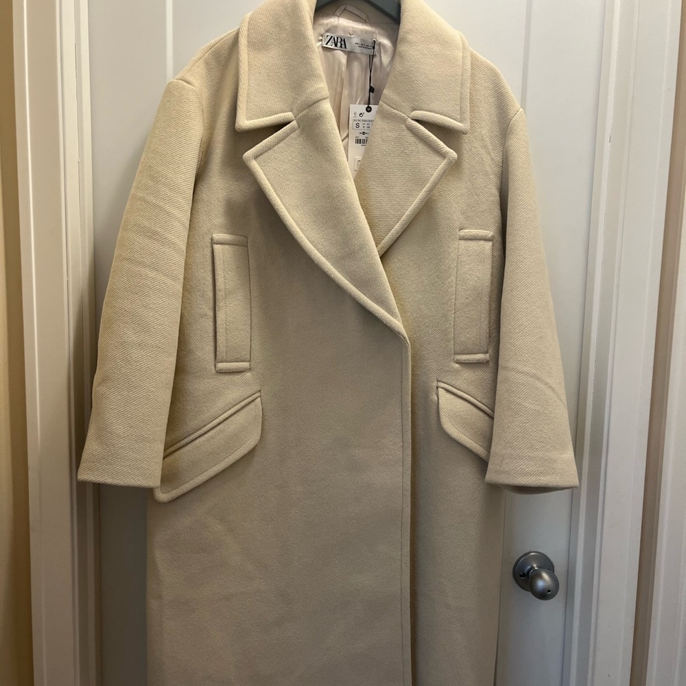 Zara Cream Women's Coat